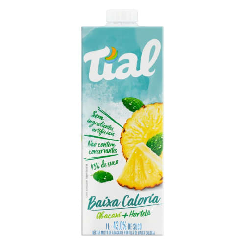 Suco Néctar de abacaxi com Hortelã Tial 1L - 1 UNIDADE